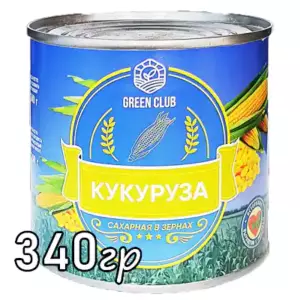 Маринованый Кукуруза Грин Клуб 340гр