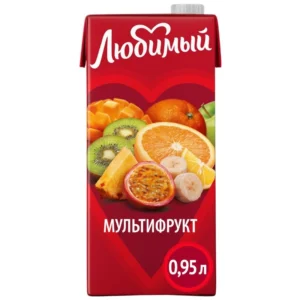Напиток сокосодержащий Любимый Тропический микс, 950мл