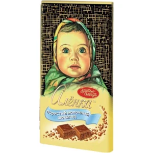 Шоколад Алёнка молочный пористый, 90г
